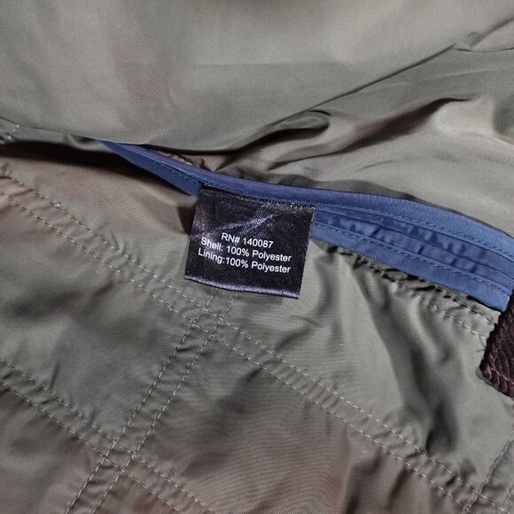 Hickey Freeman Quilted Corduroy Collar Chore Coat Jacket Mens L Preppy Blue - Picture 6 of 14